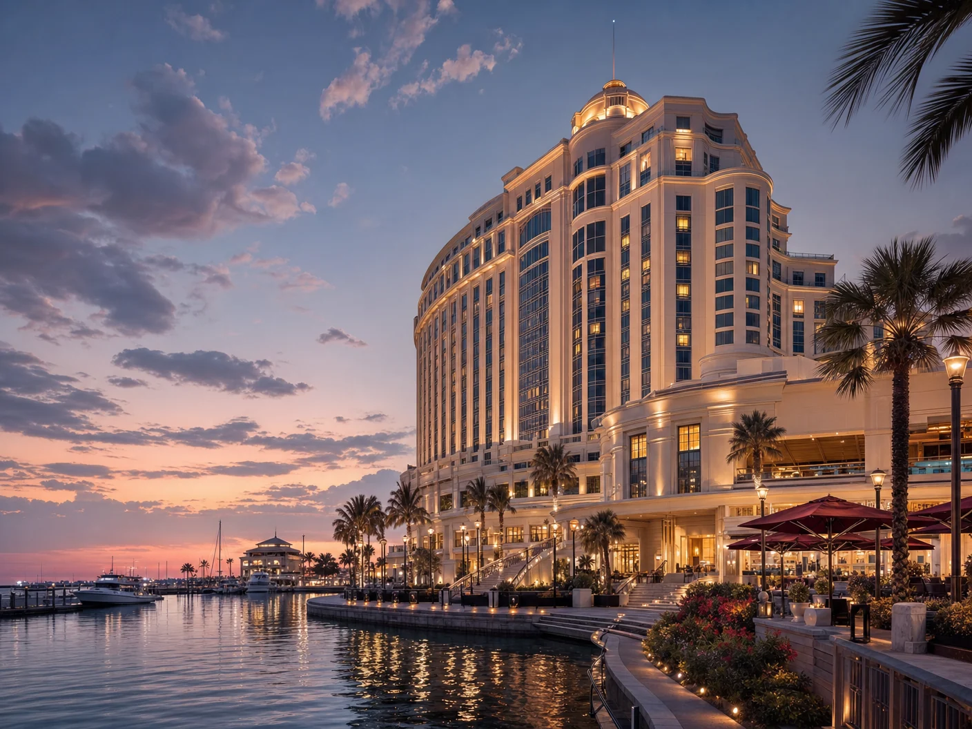 Unbranded editorial illustration for Beau Rivage Resort & Casino